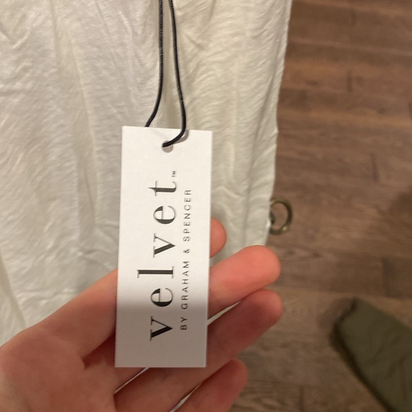 Velvet by Graham & Spencer white cardigan. Women size XS. New with tags. - Picture 3 of 5